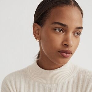 Madewell Demi-Fine Double Hoop Earrings